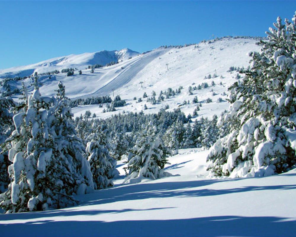 Station de ski de Font Romeu en hiver